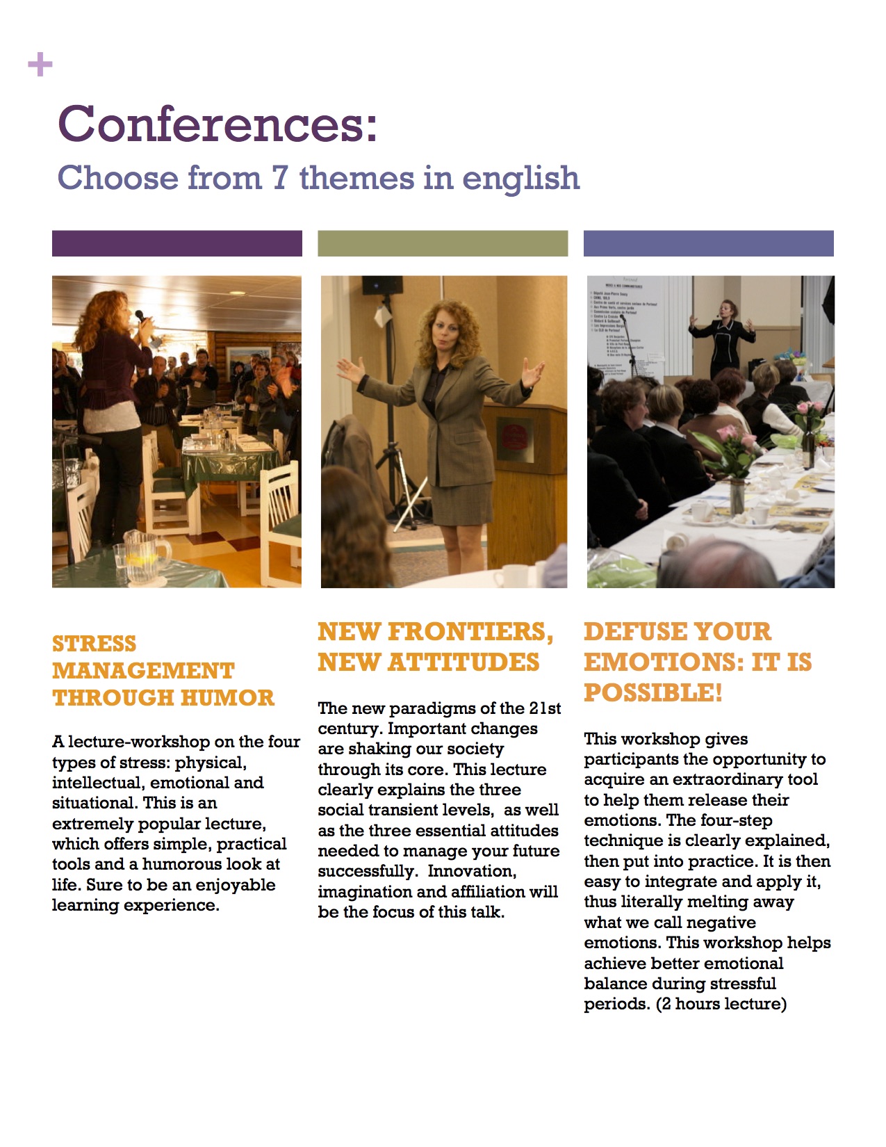 Andrée Jetté — keynote speaker and coach